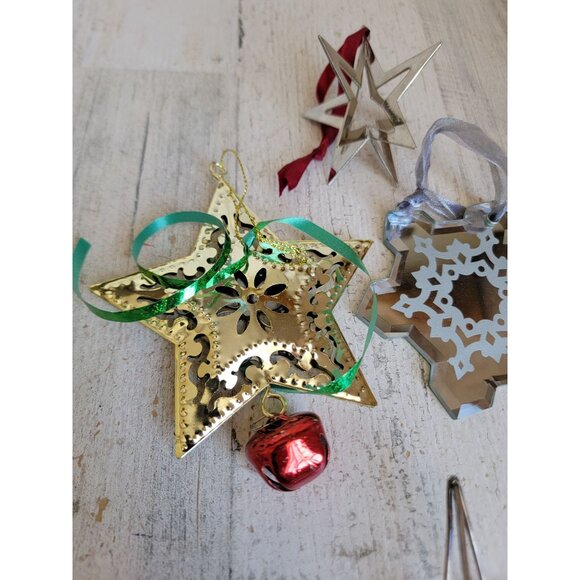 Unique vintage star ornament‎ Xmas set variety snowflake - Picture 3 of 7